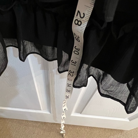 1. State black dress with ruffles XS - Picture 6 of 8